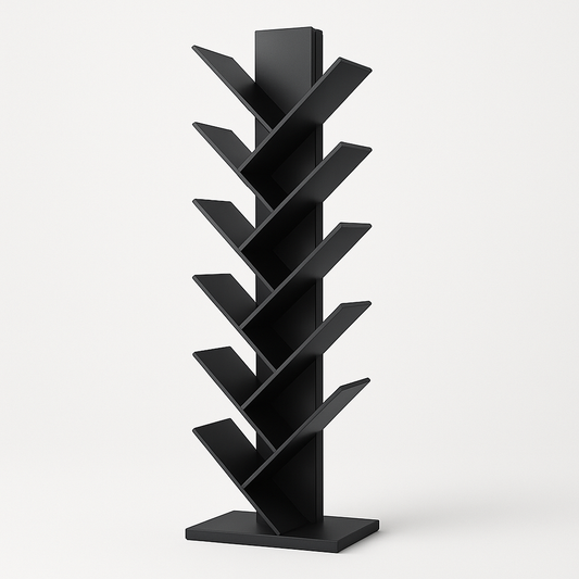 Etagère arborescente bois noir MDF 180cm