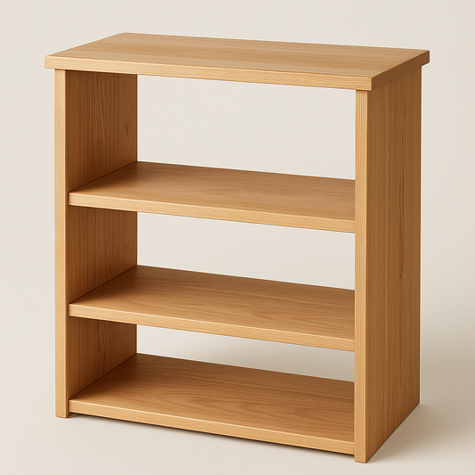 Etagère en bois massif 3 niveaux Chêne Clair